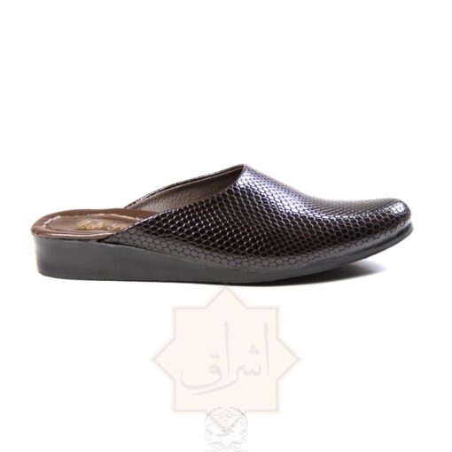 نعلین پوست ماری قهوه ای - Image 2